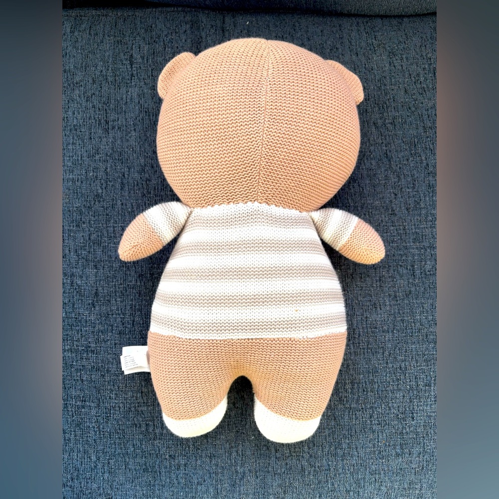 Knit bear. Rattles when shaken - Picture 2 of 2